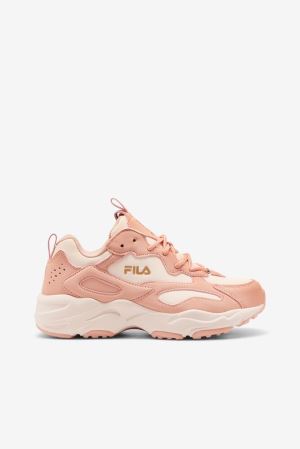 FILA Ray Tracer Sneakers Pink / Silver / Pink,Womens Shoes | CA.DQVULM046